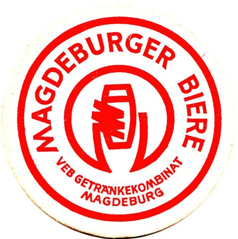 magdeburg md-st diamant magdeburger rund 2a (215-veb in zwei zeilen-rot) 